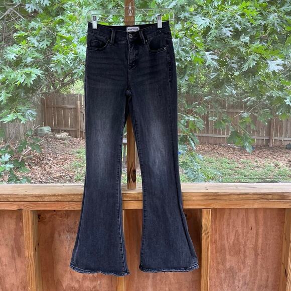 Nancy Rose Denim Women's Farrah Flare Jean Onyx Size 27 - Picture 1 of 10